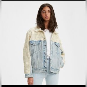 Levi's Oversized Type 3 Trucker Jacket Vintage 
Moroccan Blanket Oversized S